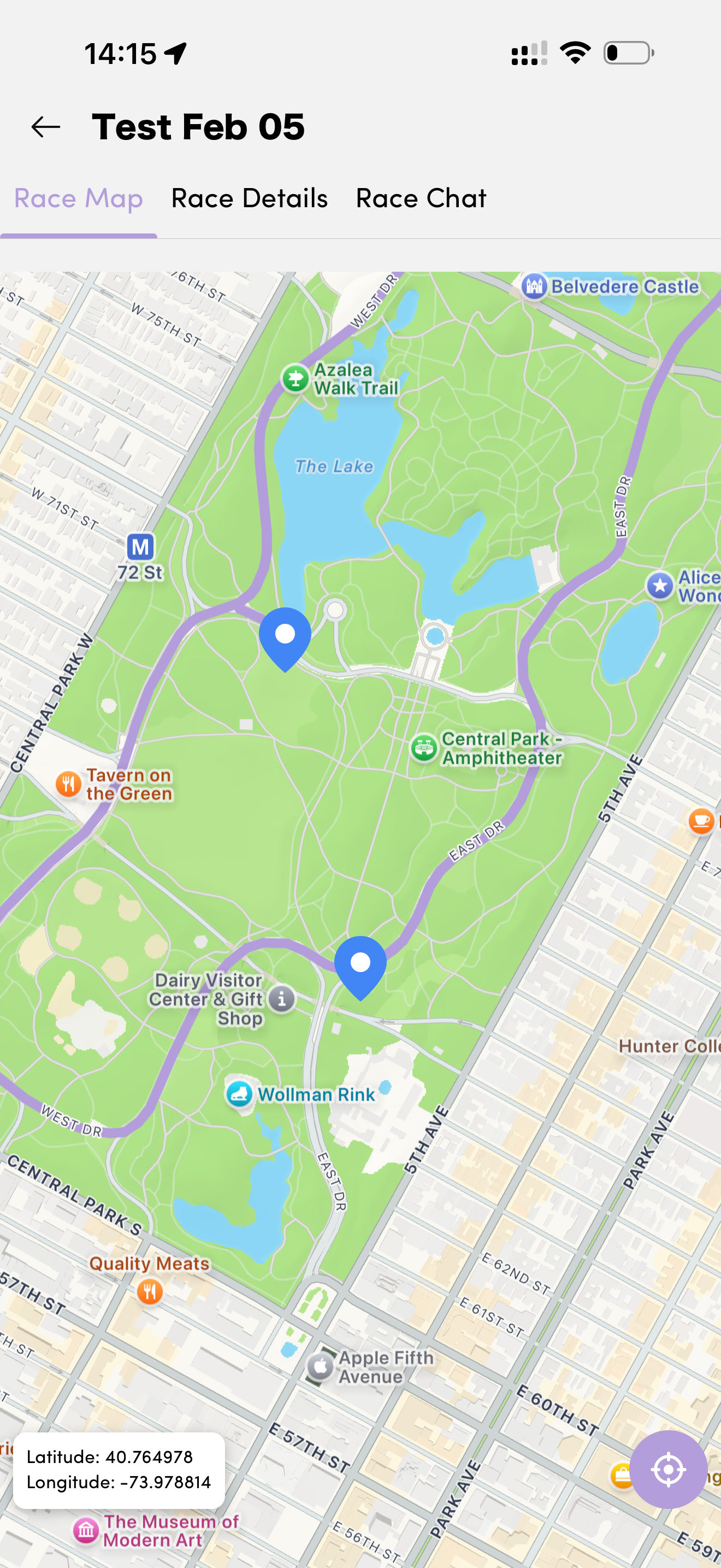 RaceTrak Screenshot 3